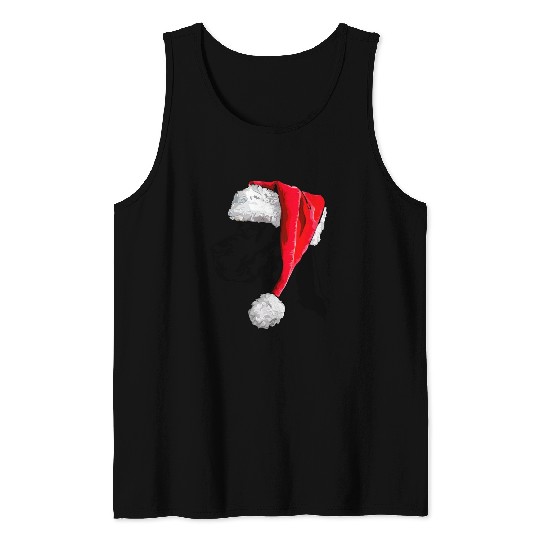 Santa Great Dane Dog Christmas Wilsigns Tank Tops