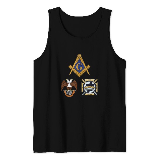 Mason Scottish Rite Knights Templar Tank Tops