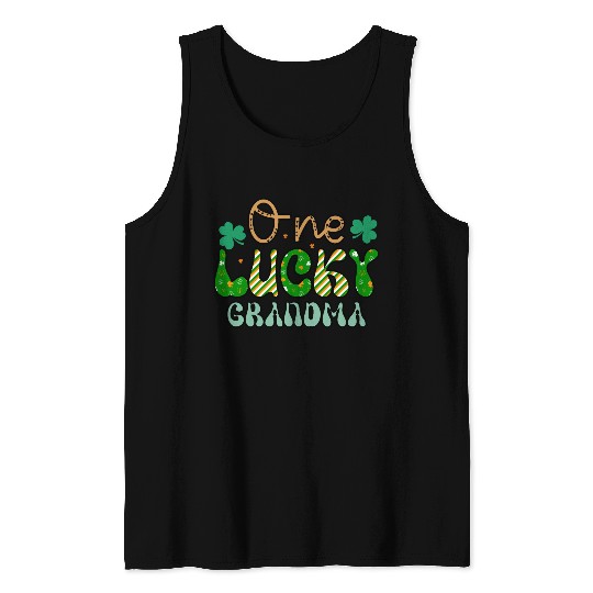 One luckyPatricks Day Sublimation Tank Tops