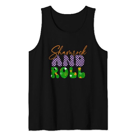 ShamrockPatricks Day Sublimation Tank Tops