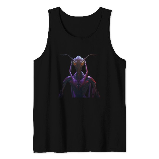 purple ferocious alien Tank Tops