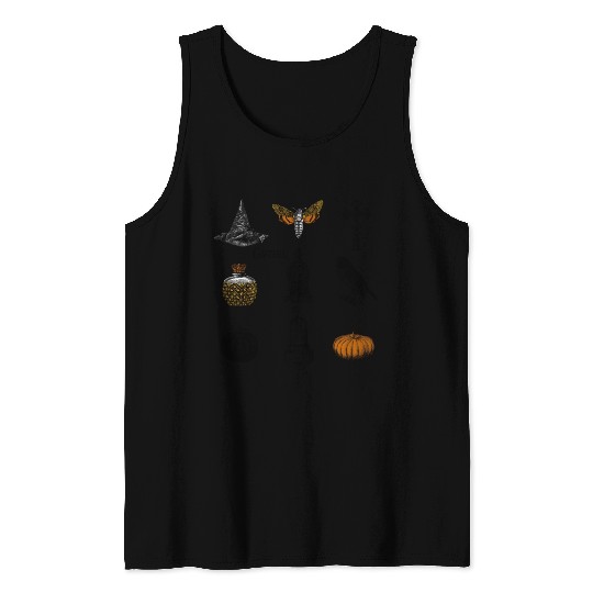 halloween gothic 9 image Tank Tops collage