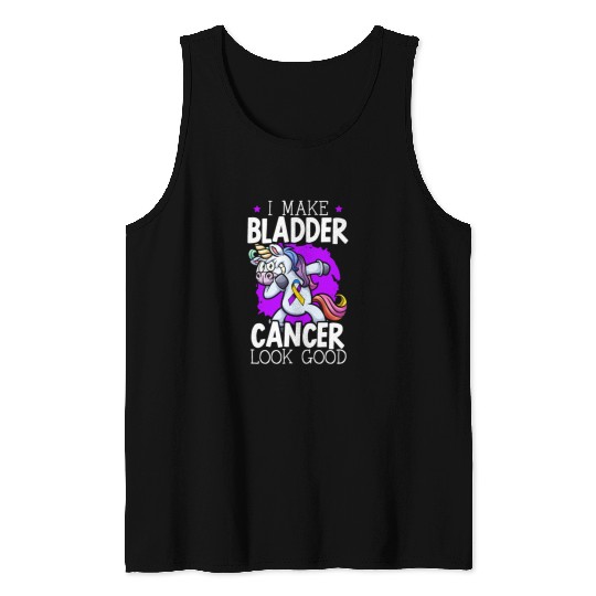 Bladder Cancer Warrior Bladder Cancer Awareness Tank Tops