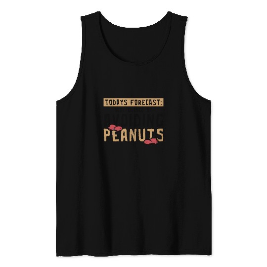 Today's Forecast 100% Chance Of Avoiding Peanuts Tank Tops