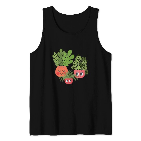 Happy Plants Tank Tops