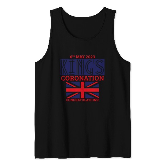 King’s Coronation, 6th May 2023 Congratulations, N Tank Tops