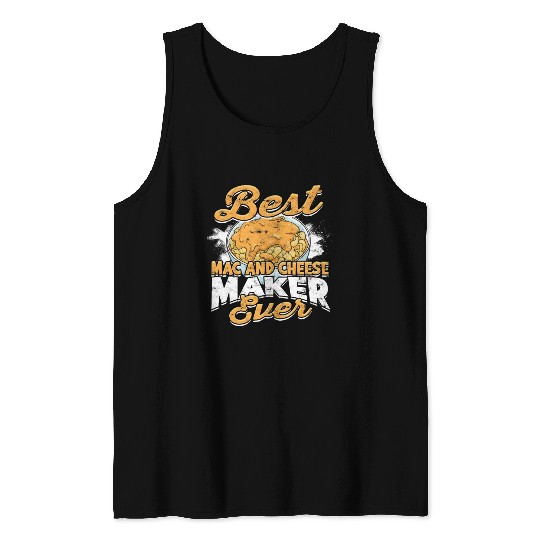 Mac N' Cheese Taster Pasta Food Macaroni Tank Tops