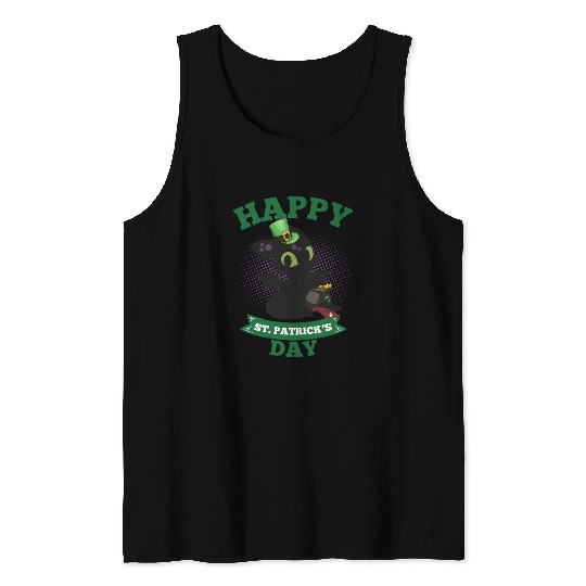 Happy St Patricks Day Toothless Tank Tops