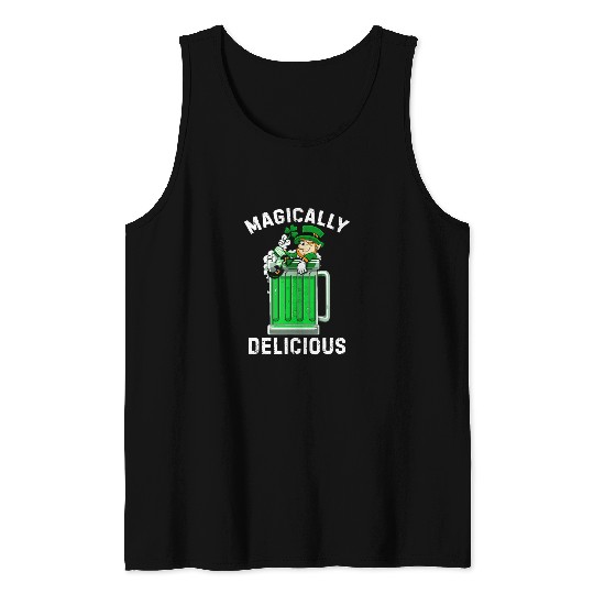 Magically Delicious idea St Patricks Day Drinking Tank Tops
