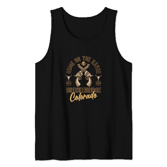 Breckenridge Colorado wild west town Tank Tops