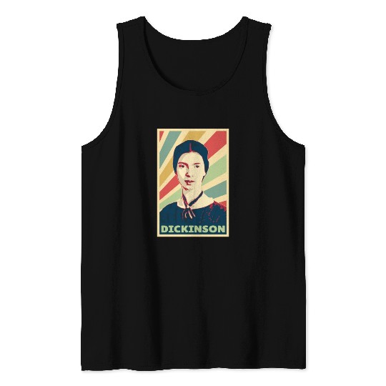 Emily Dickinson Vintage Colors Tank Tops