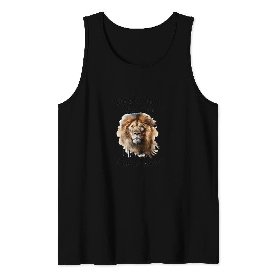 lonely lion quote Tank Tops
