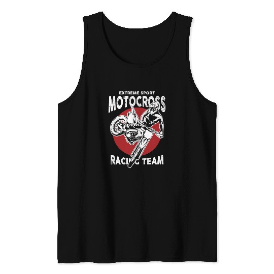 Motocross Racing Team Tank Tops