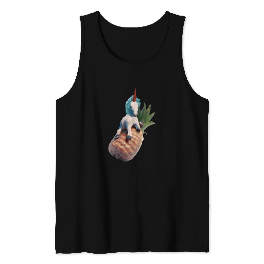 Pineapple unicorn - tropical unicorn Tank Tops