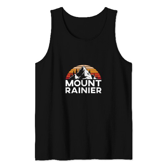 Mount Rainier Mountaineer Summit Sport Hiking Tank Tops