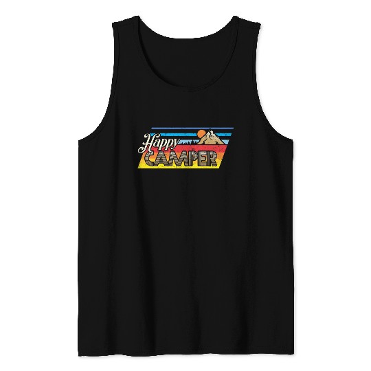 Happy Camper Tank Tops