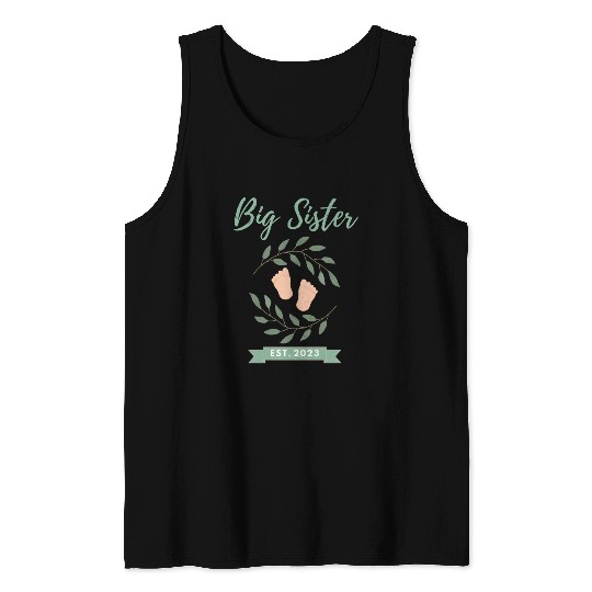 Big Sister Est. 2023 Tank Tops