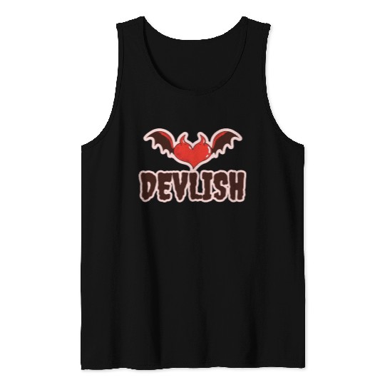 Devlish Bat Tank Tops
