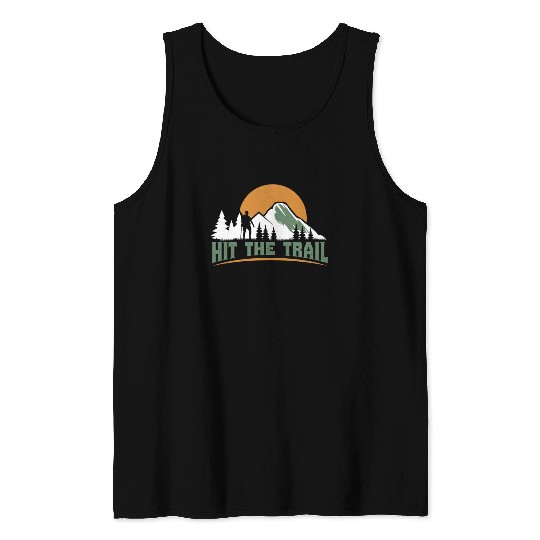 Hit the Trail Mountaineers Wanderlust Hiking Tank Tops