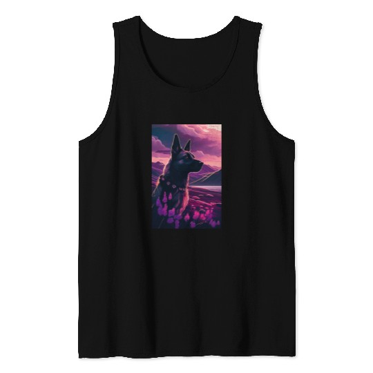 Belgian Malinois Nature Tank Tops