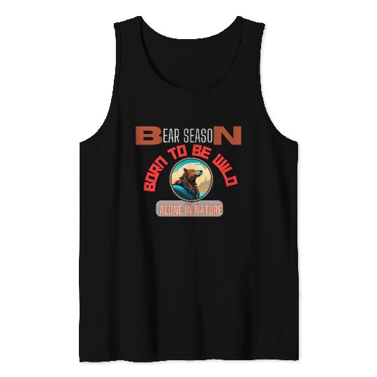 BORN TO BE WILD BEAR Tank Tops