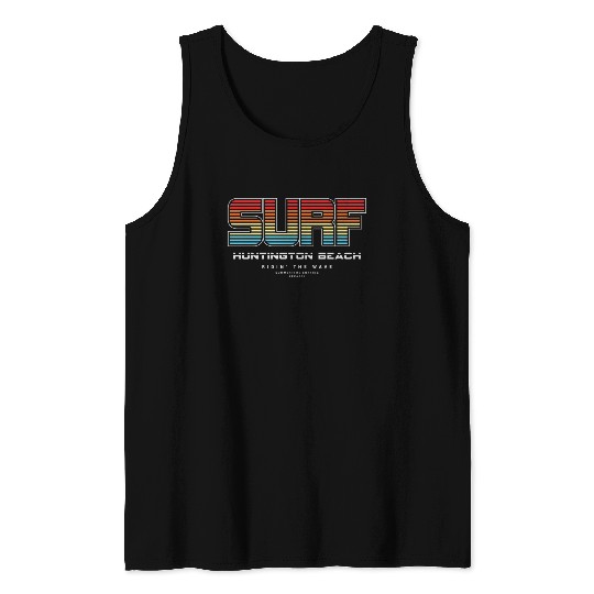 Surf in Huntington Beach nature Tank Tops