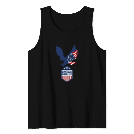 Happy Memorial Day Thank you Veterans American Tank Tops