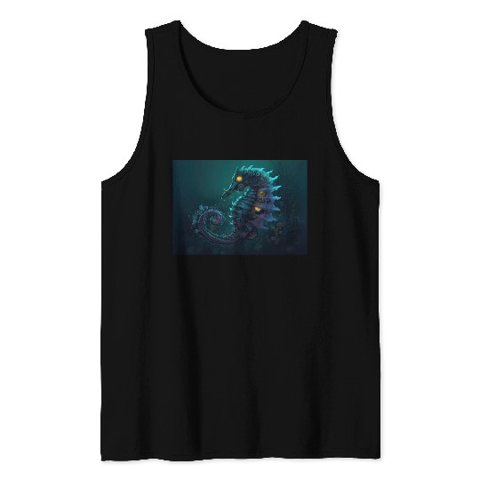 Neon Shark Attack Tank Tops