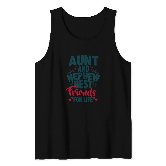 Aunt And Nephew Best Friends Tank Tops