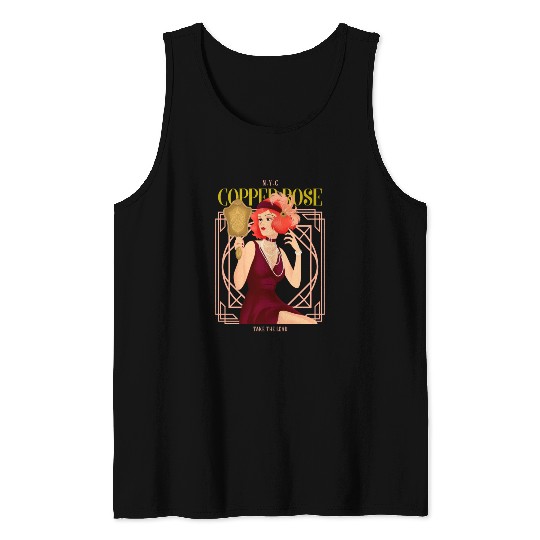 Nyc Copper Rose The Great Gatsby Tank Tops