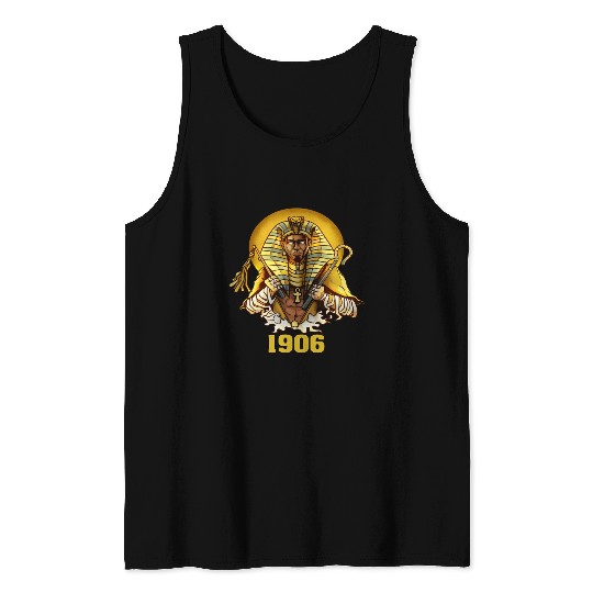 1906 Sphinx Alpha Ace Fraternity Pharoah Tank Tops