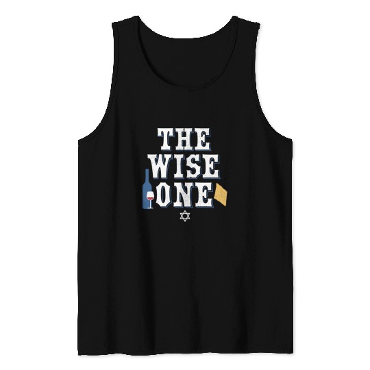 Pesach Passover The Wise One Tank Tops