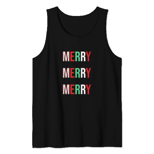 Merry Merry Merry Tank Tops