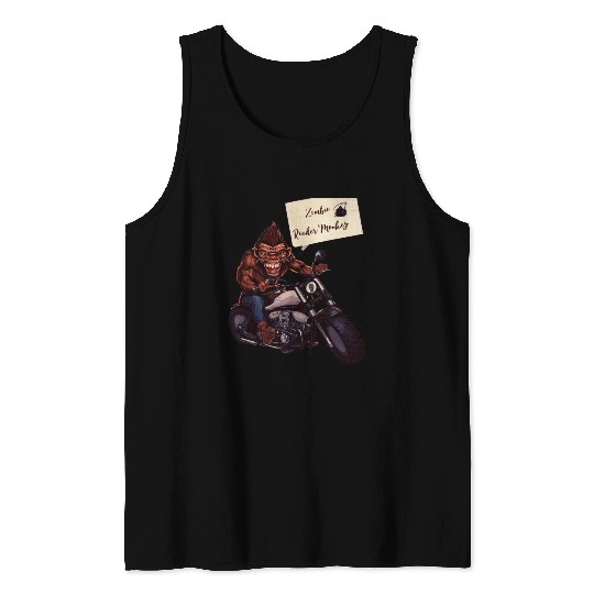 zombie Raider Monkey Tank Tops