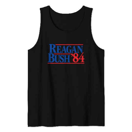 Reagan Bush '84 Republican Tank Tops