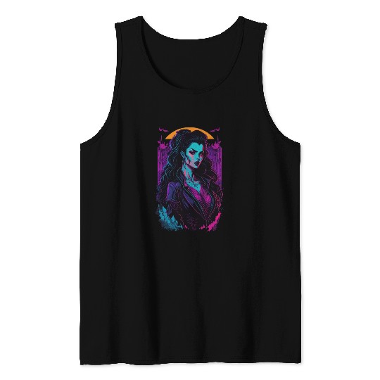 Vampire Girl Tank Tops