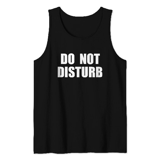 Do Not Disturb - Airplane Airport Train Subway Tank Tops