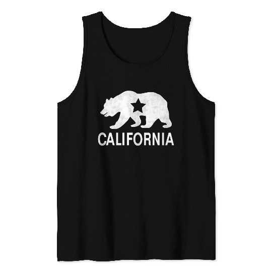 California Bear Republic Cali Tank Tops