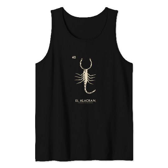 Loteria El Alacran Scorpion Tank Tops