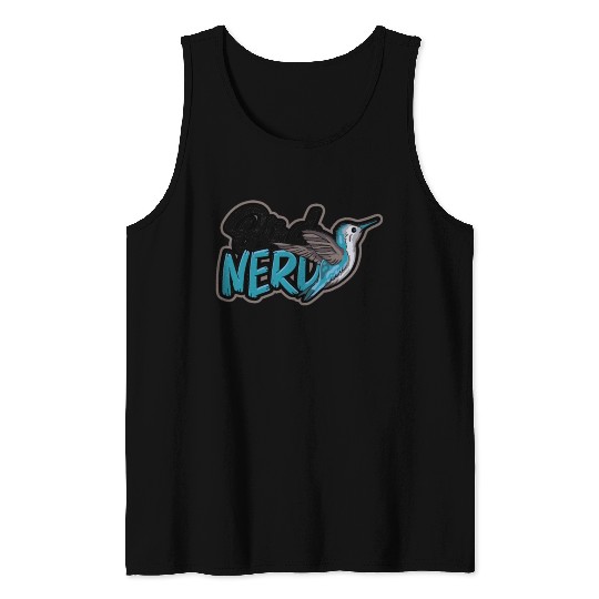 Bird Desig for Birdwatcher Bird Nerd Lover Bird Tank Tops