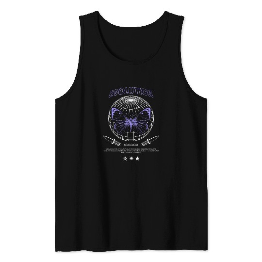 Butterfly Evolution Tank Tops