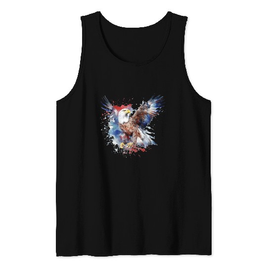 Eagle 4Th July Independent Day Tank Tops