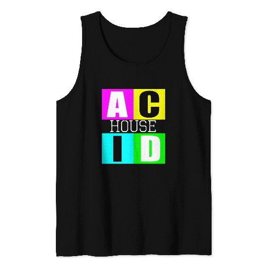 Acid house music Tank Tops