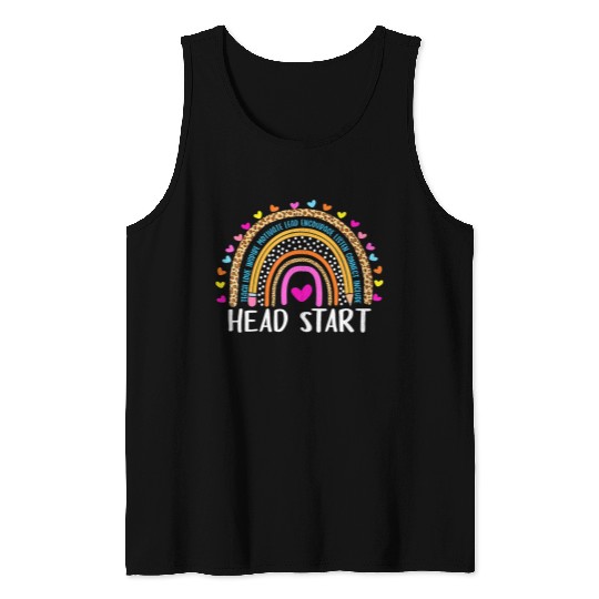 Back to School Head Start Squad Homeschool Tank Tops