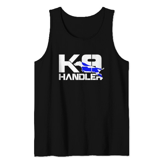 K-9 Handler Police Sheriff Cops Law Enforcement Tank Tops