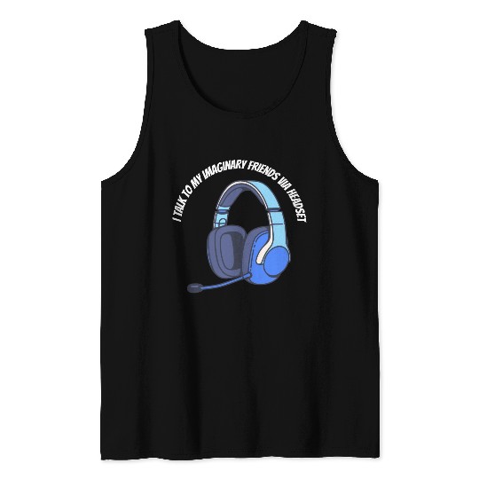 Gamer Imaginary Friends Tank Tops