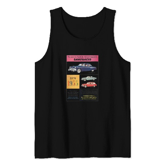 STUDEBAKER PACKARD 1950s AD PRESIDENT COMMANDER Tank Tops