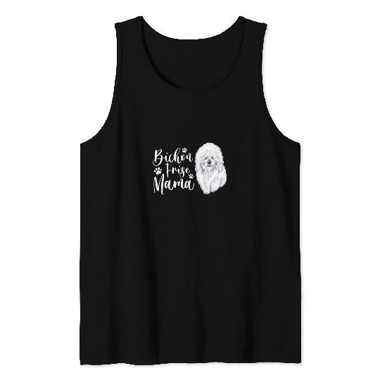 Bichon Frise Mama Tank Tops