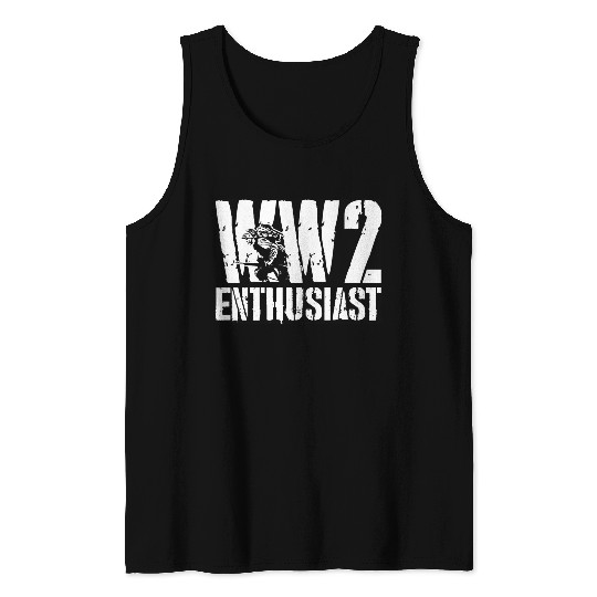 World War 2 WW2 Enthusiast Tank Tops