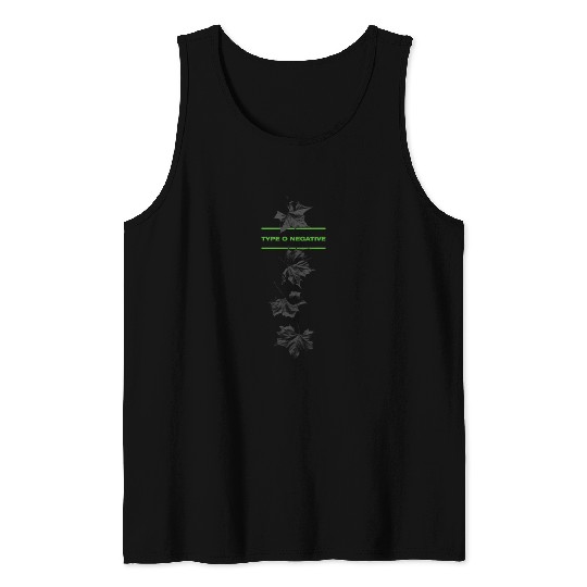 Type O Negative Leaves Double Sided Black Tank Tops